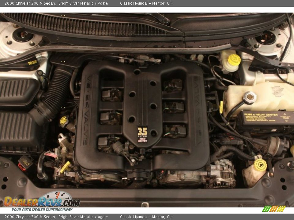 2000 Chrysler 300 M Sedan Bright Silver Metallic / Agate Photo #17