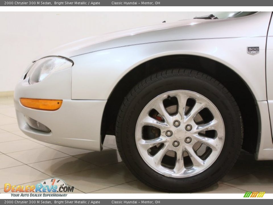 2000 Chrysler 300 M Sedan Bright Silver Metallic / Agate Photo #18