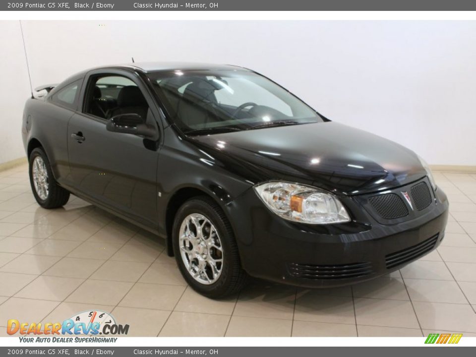 2009 Pontiac G5 XFE Black / Ebony Photo #1