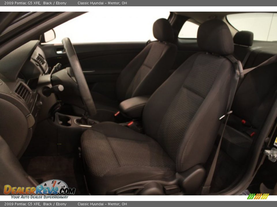 2009 Pontiac G5 XFE Black / Ebony Photo #5