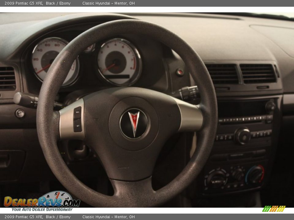2009 Pontiac G5 XFE Black / Ebony Photo #6