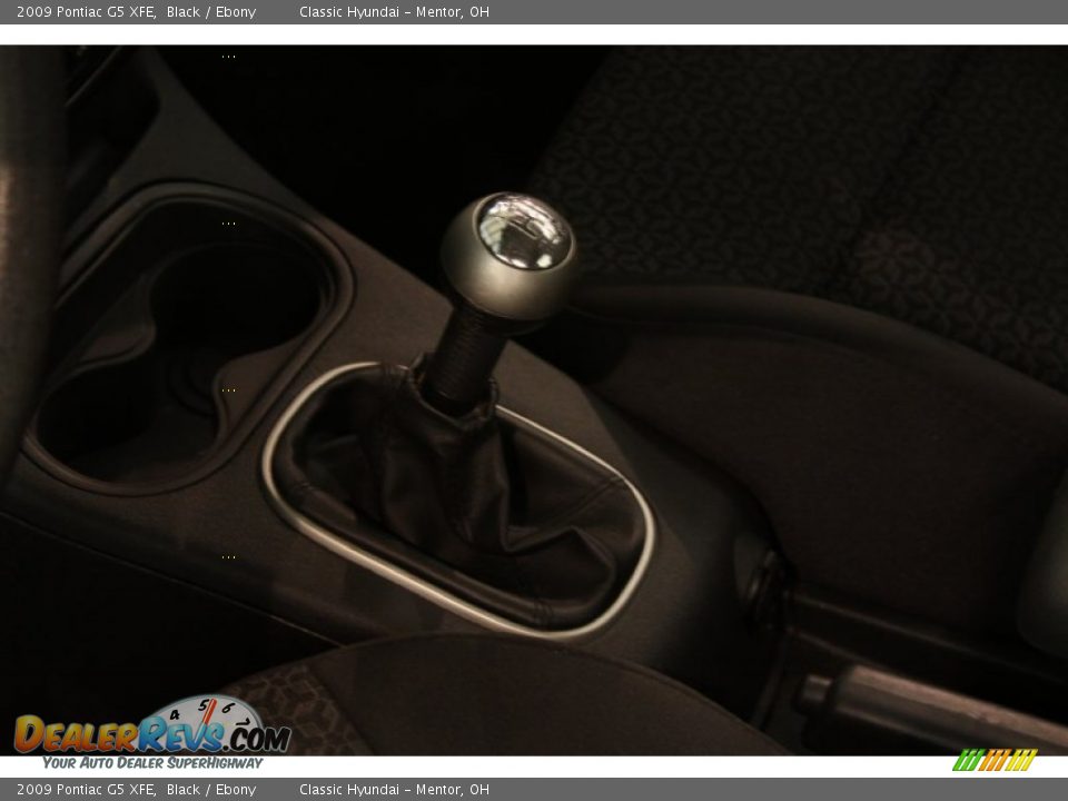 2009 Pontiac G5 XFE Black / Ebony Photo #7
