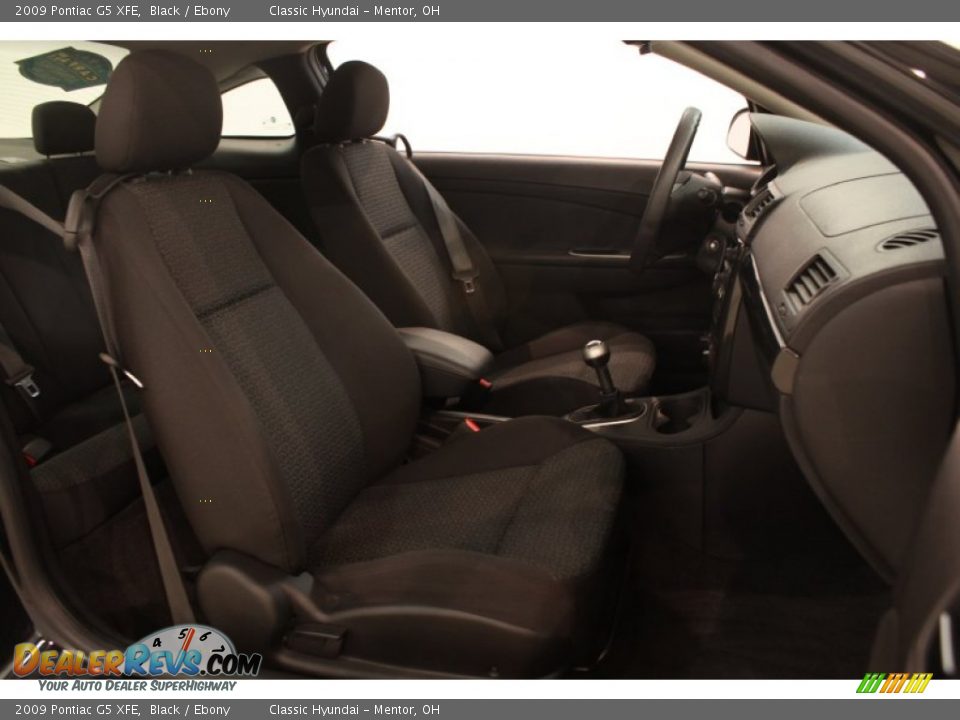 2009 Pontiac G5 XFE Black / Ebony Photo #11