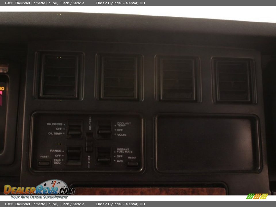 1986 Chevrolet Corvette Coupe Black / Saddle Photo #14
