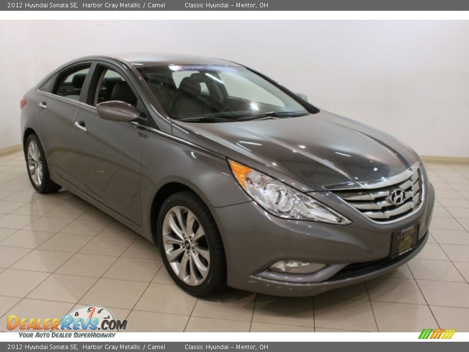 2012 Hyundai Sonata SE Harbor Gray Metallic / Camel Photo #1