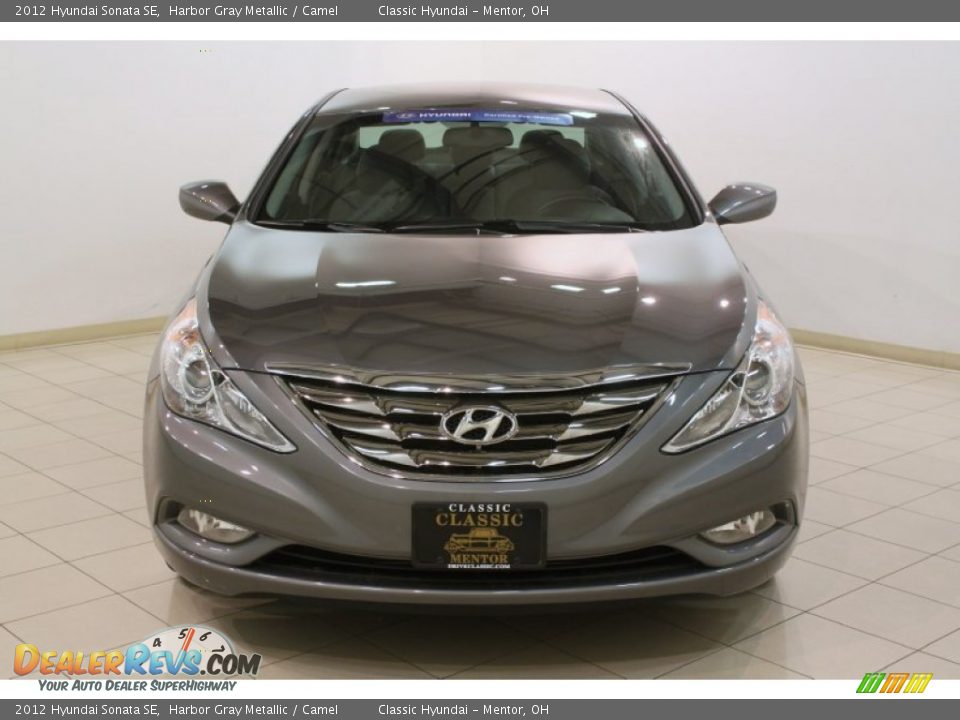 2012 Hyundai Sonata SE Harbor Gray Metallic / Camel Photo #2