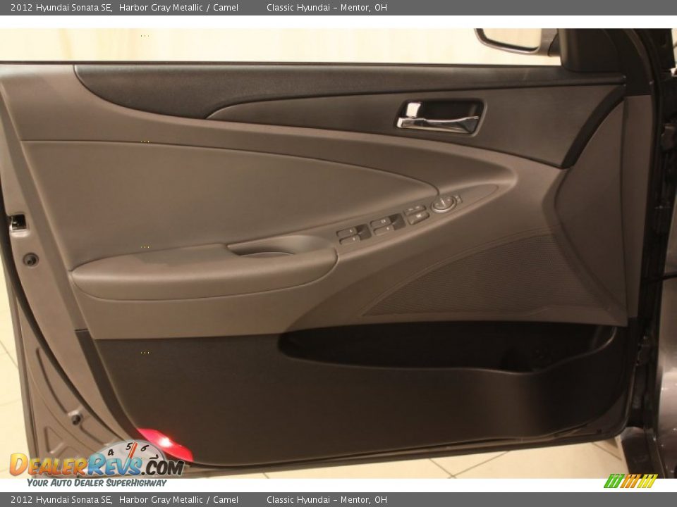 2012 Hyundai Sonata SE Harbor Gray Metallic / Camel Photo #4