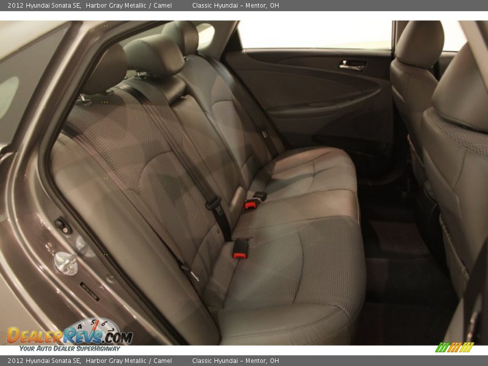 2012 Hyundai Sonata SE Harbor Gray Metallic / Camel Photo #12