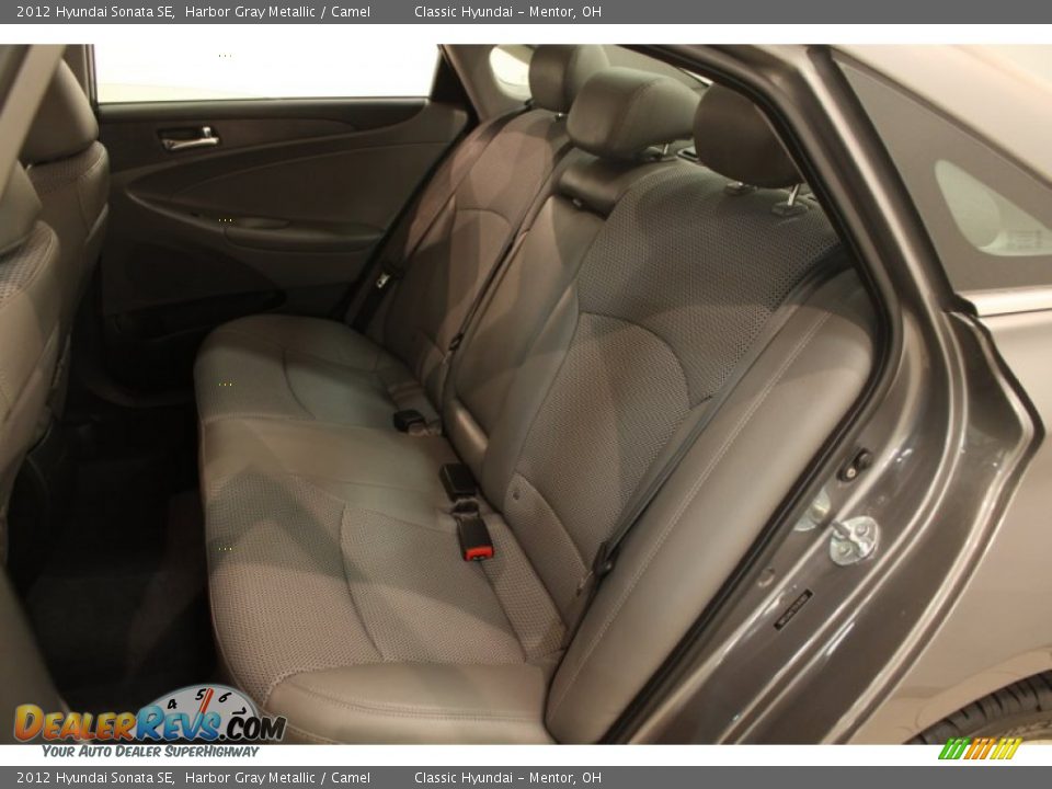 2012 Hyundai Sonata SE Harbor Gray Metallic / Camel Photo #13