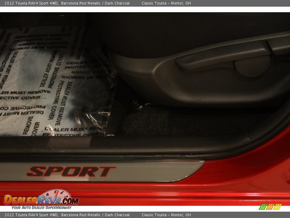 2012 Toyota RAV4 Sport 4WD Barcelona Red Metallic / Dark Charcoal Photo #5