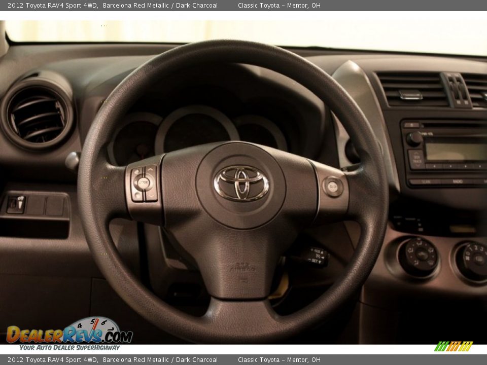 2012 Toyota RAV4 Sport 4WD Barcelona Red Metallic / Dark Charcoal Photo #8