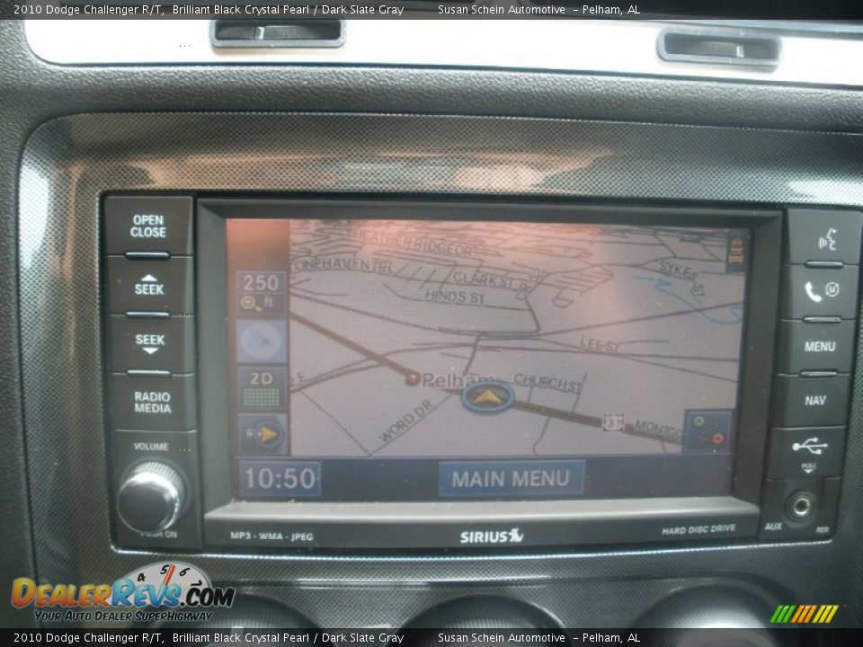 2010 Dodge Challenger R/T Brilliant Black Crystal Pearl / Dark Slate Gray Photo #6
