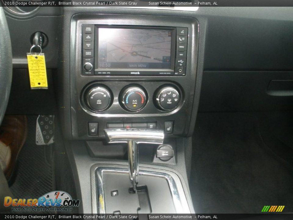 2010 Dodge Challenger R/T Brilliant Black Crystal Pearl / Dark Slate Gray Photo #8