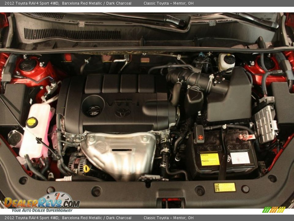 2012 Toyota RAV4 Sport 4WD Barcelona Red Metallic / Dark Charcoal Photo #16