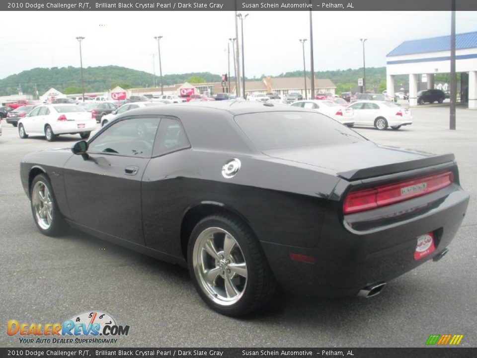 2010 Dodge Challenger R/T Brilliant Black Crystal Pearl / Dark Slate Gray Photo #11