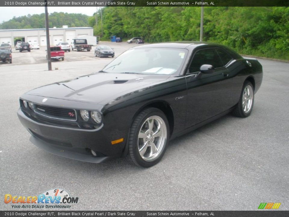 2010 Dodge Challenger R/T Brilliant Black Crystal Pearl / Dark Slate Gray Photo #13