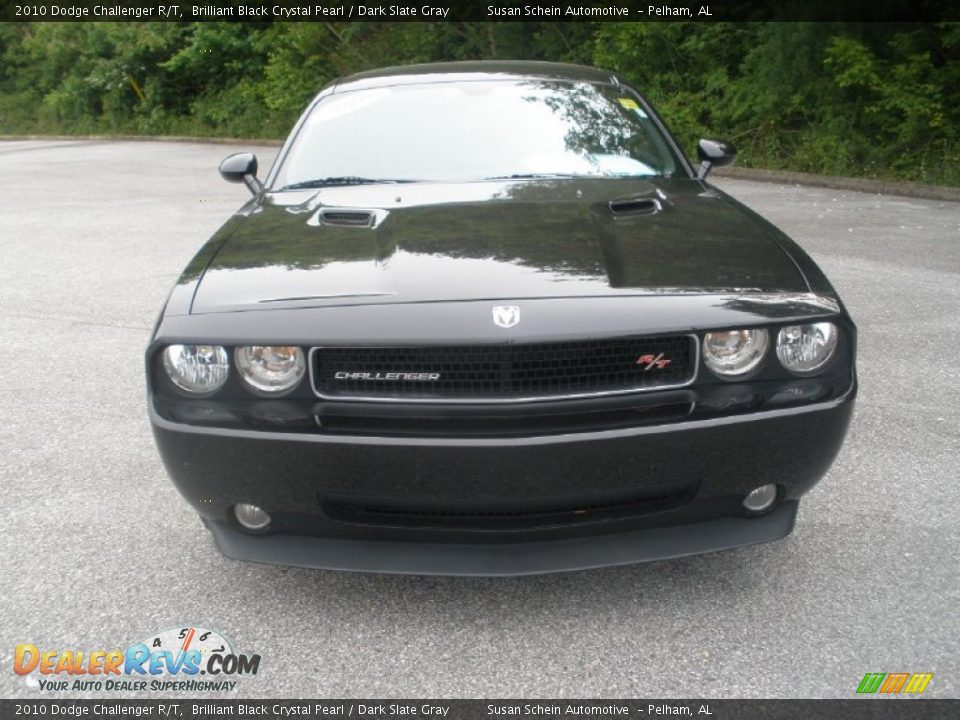 2010 Dodge Challenger R/T Brilliant Black Crystal Pearl / Dark Slate Gray Photo #14