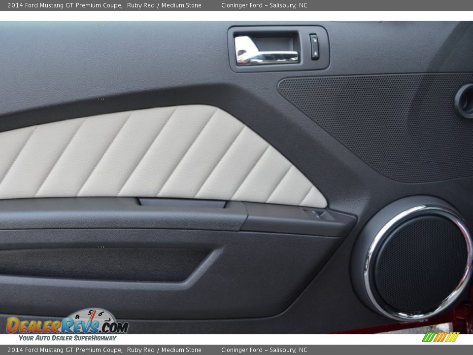 2014 Ford Mustang GT Premium Coupe Ruby Red / Medium Stone Photo #8