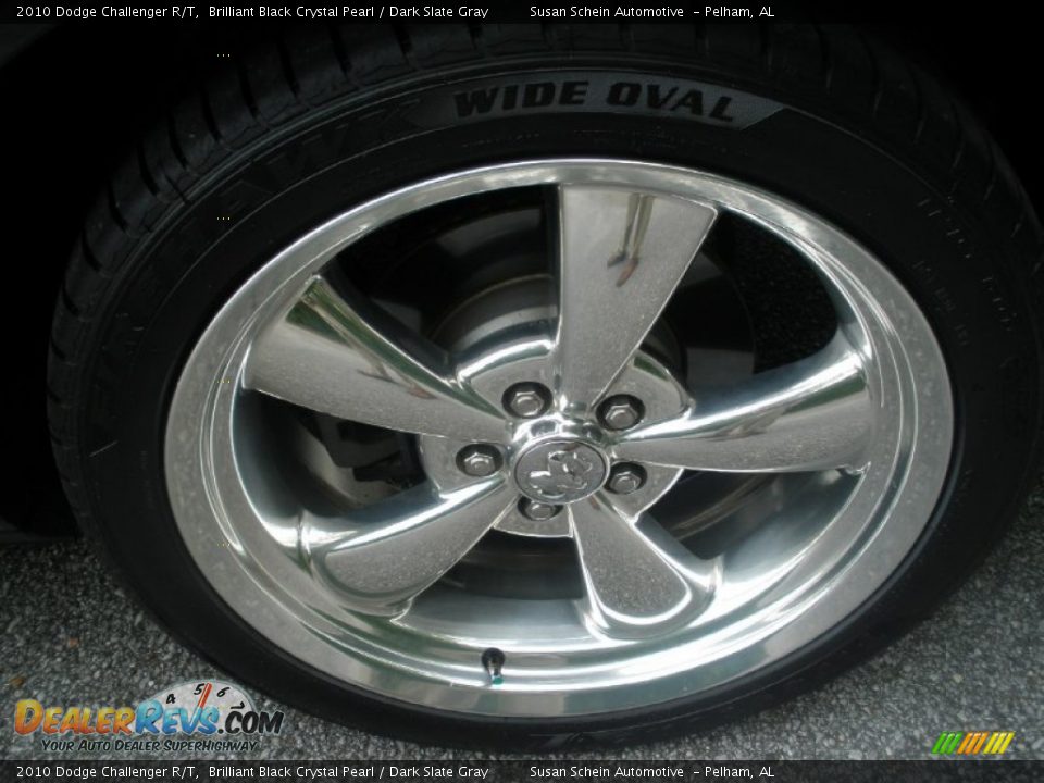 2010 Dodge Challenger R/T Brilliant Black Crystal Pearl / Dark Slate Gray Photo #17