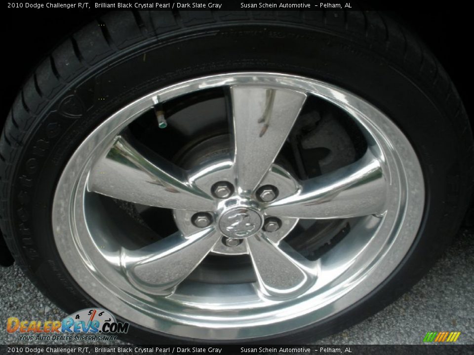 2010 Dodge Challenger R/T Brilliant Black Crystal Pearl / Dark Slate Gray Photo #18