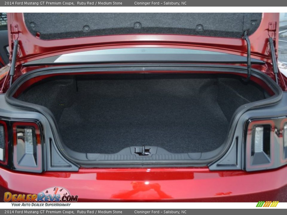 2014 Ford Mustang GT Premium Coupe Ruby Red / Medium Stone Photo #12