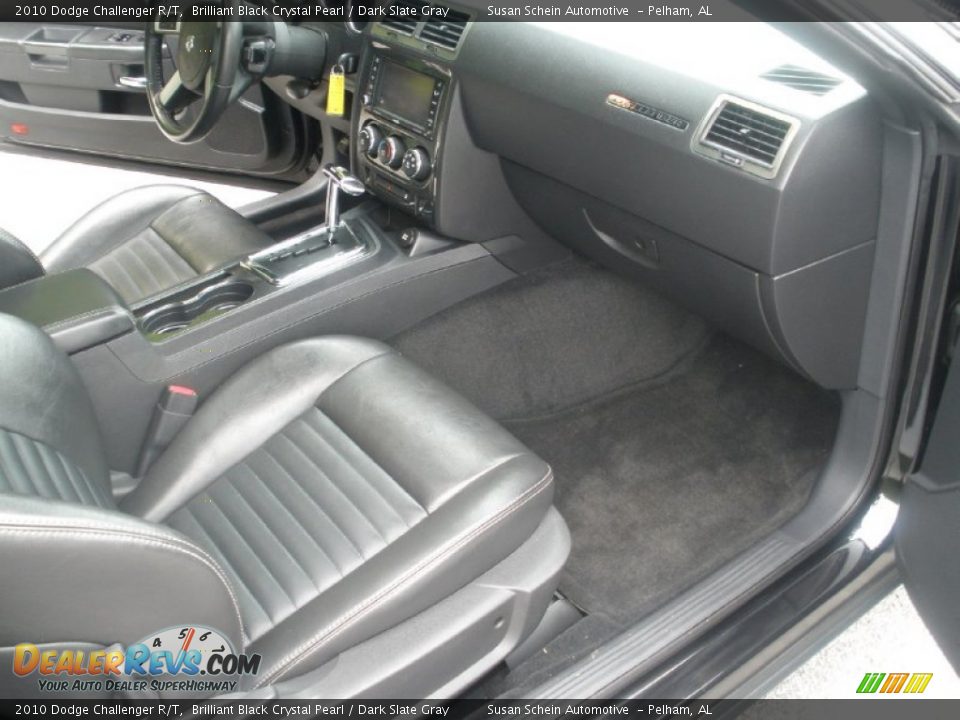 2010 Dodge Challenger R/T Brilliant Black Crystal Pearl / Dark Slate Gray Photo #20