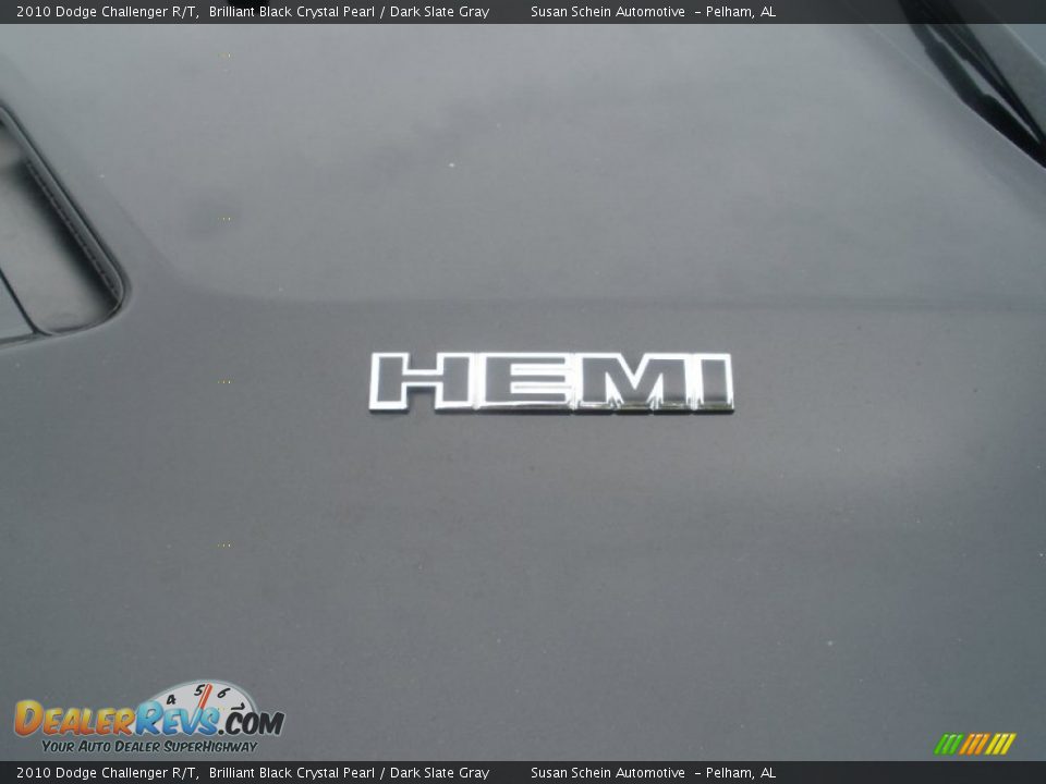 2010 Dodge Challenger R/T Brilliant Black Crystal Pearl / Dark Slate Gray Photo #22