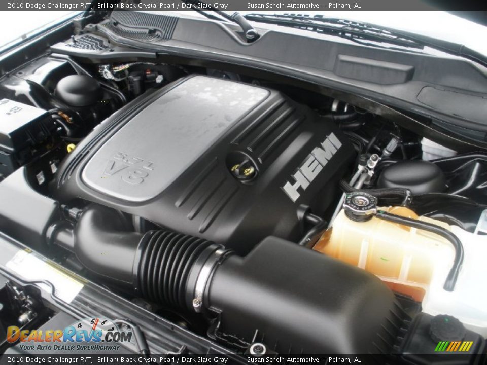 2010 Dodge Challenger R/T Brilliant Black Crystal Pearl / Dark Slate Gray Photo #23