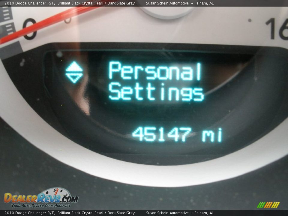2010 Dodge Challenger R/T Brilliant Black Crystal Pearl / Dark Slate Gray Photo #25