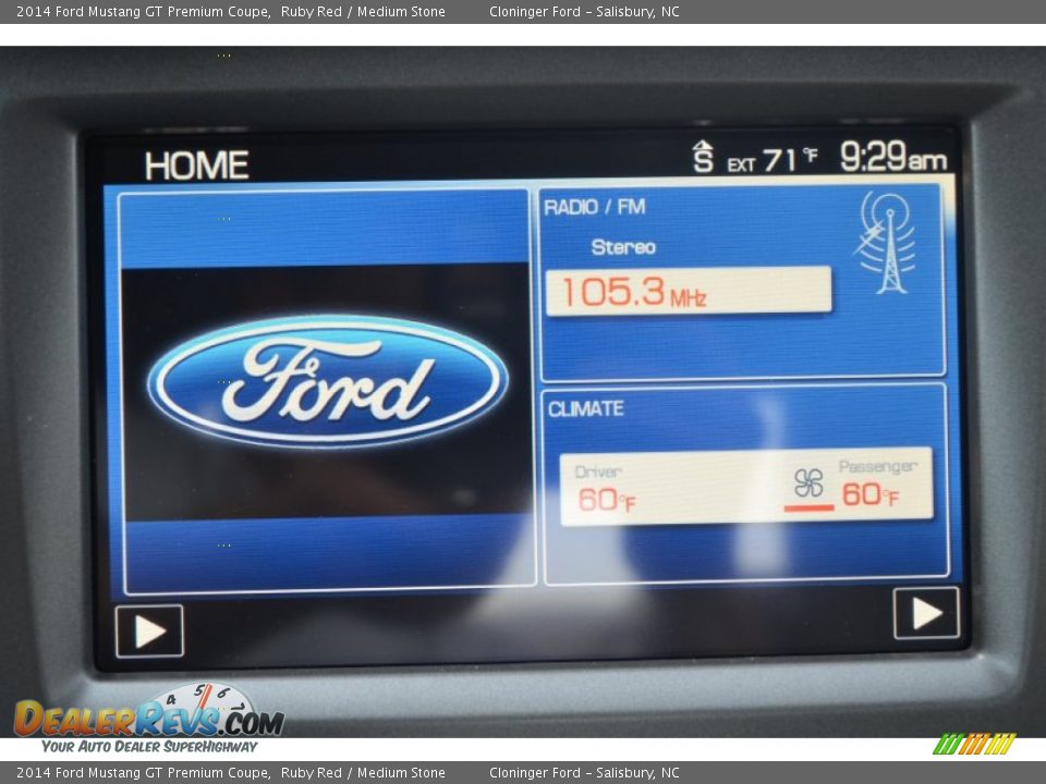 2014 Ford Mustang GT Premium Coupe Ruby Red / Medium Stone Photo #22