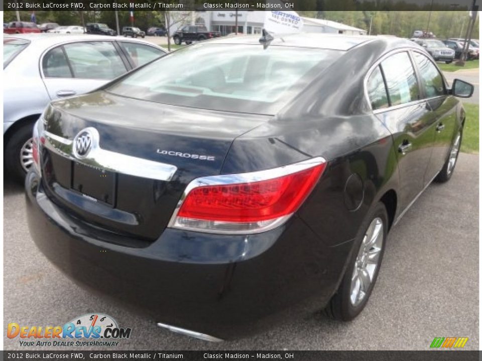 2012 Buick LaCrosse FWD Carbon Black Metallic / Titanium Photo #2