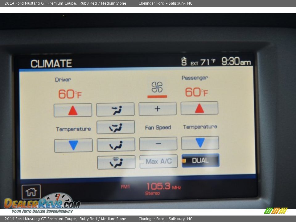 2014 Ford Mustang GT Premium Coupe Ruby Red / Medium Stone Photo #24