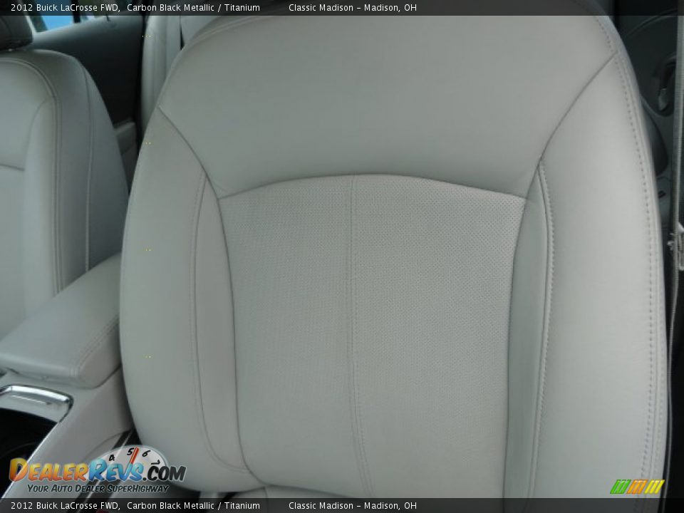 2012 Buick LaCrosse FWD Carbon Black Metallic / Titanium Photo #4
