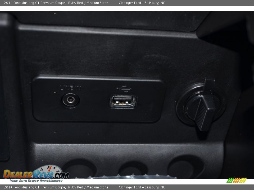 2014 Ford Mustang GT Premium Coupe Ruby Red / Medium Stone Photo #28