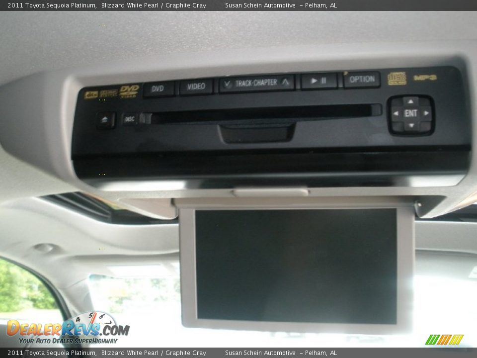 2011 Toyota Sequoia Platinum Blizzard White Pearl / Graphite Gray Photo #6