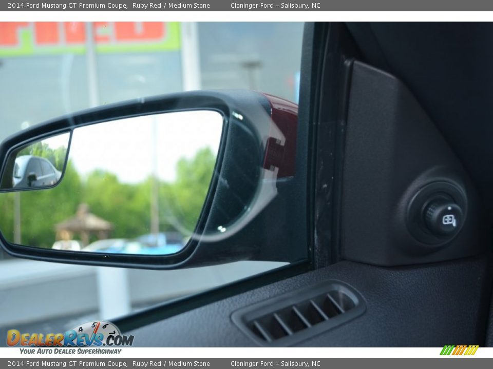 2014 Ford Mustang GT Premium Coupe Ruby Red / Medium Stone Photo #30