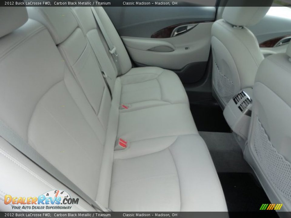 2012 Buick LaCrosse FWD Carbon Black Metallic / Titanium Photo #11