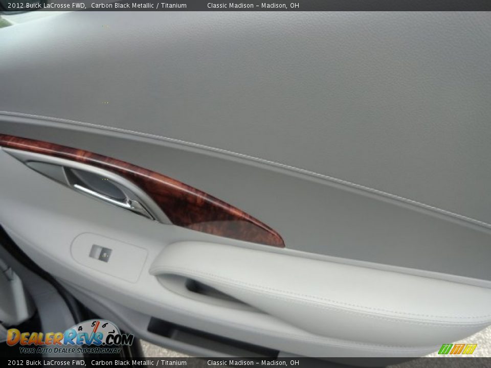 2012 Buick LaCrosse FWD Carbon Black Metallic / Titanium Photo #12