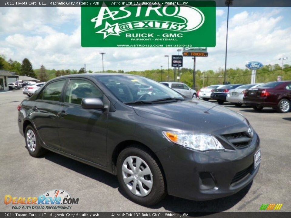 2011 Toyota Corolla LE Magnetic Gray Metallic / Ash Photo #1