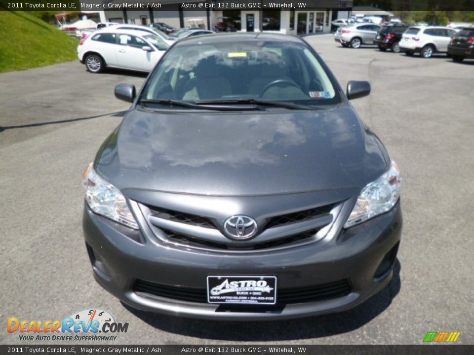2011 Toyota Corolla LE Magnetic Gray Metallic / Ash Photo #2