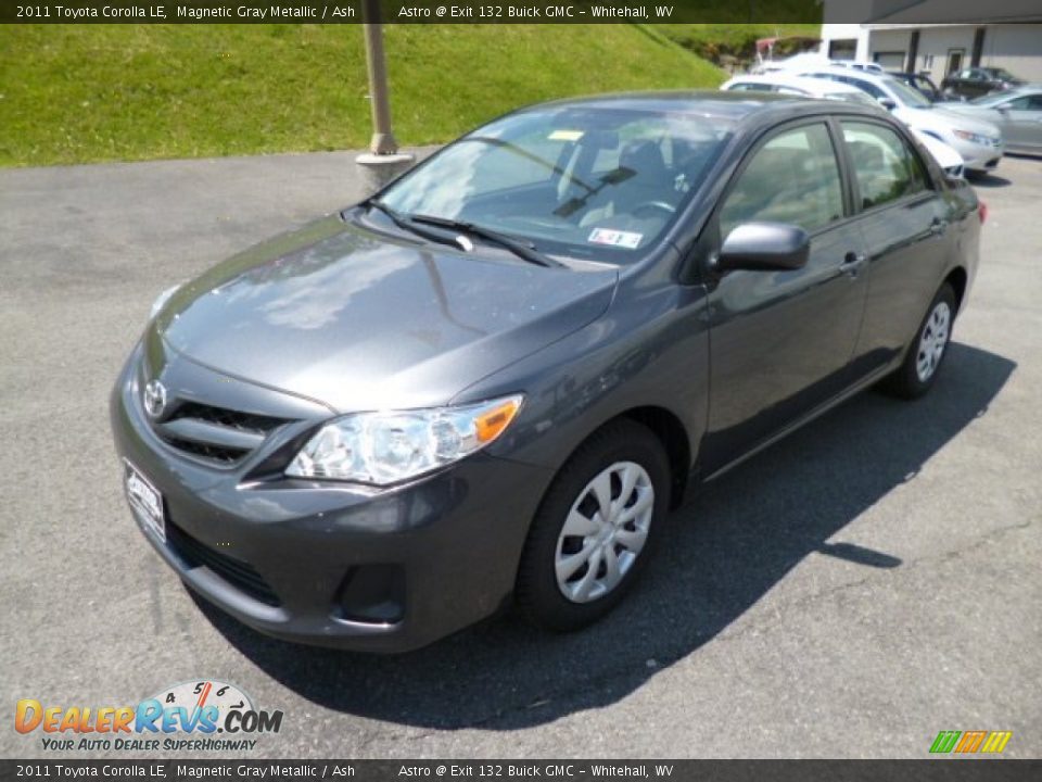 2011 Toyota Corolla LE Magnetic Gray Metallic / Ash Photo #3
