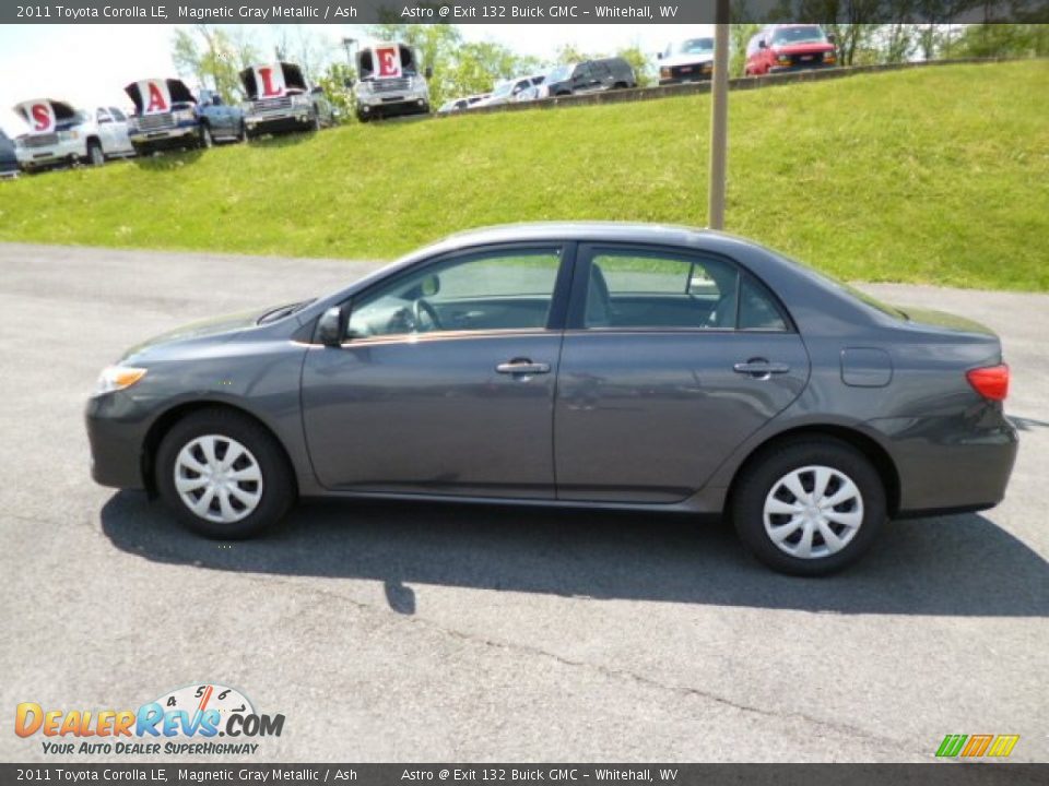 2011 Toyota Corolla LE Magnetic Gray Metallic / Ash Photo #4