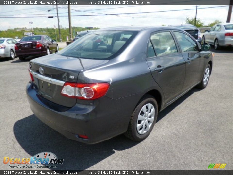 2011 Toyota Corolla LE Magnetic Gray Metallic / Ash Photo #7