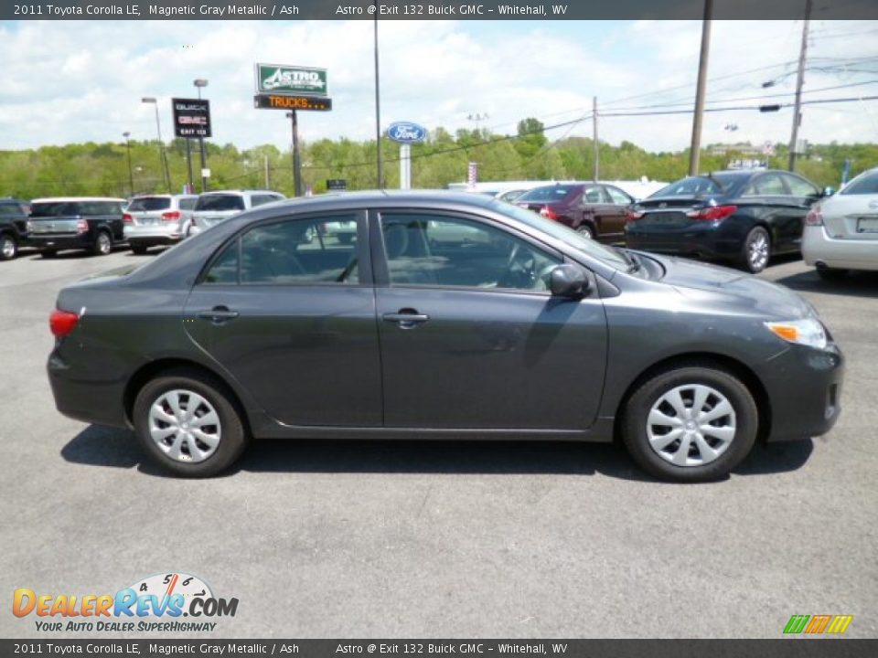 2011 Toyota Corolla LE Magnetic Gray Metallic / Ash Photo #8