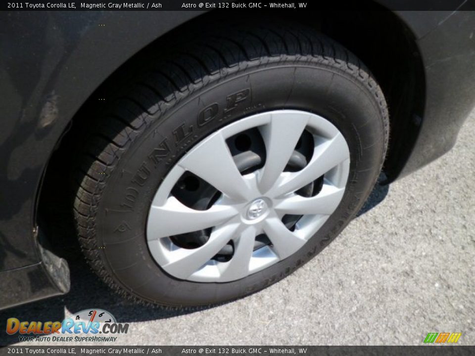 2011 Toyota Corolla LE Magnetic Gray Metallic / Ash Photo #9