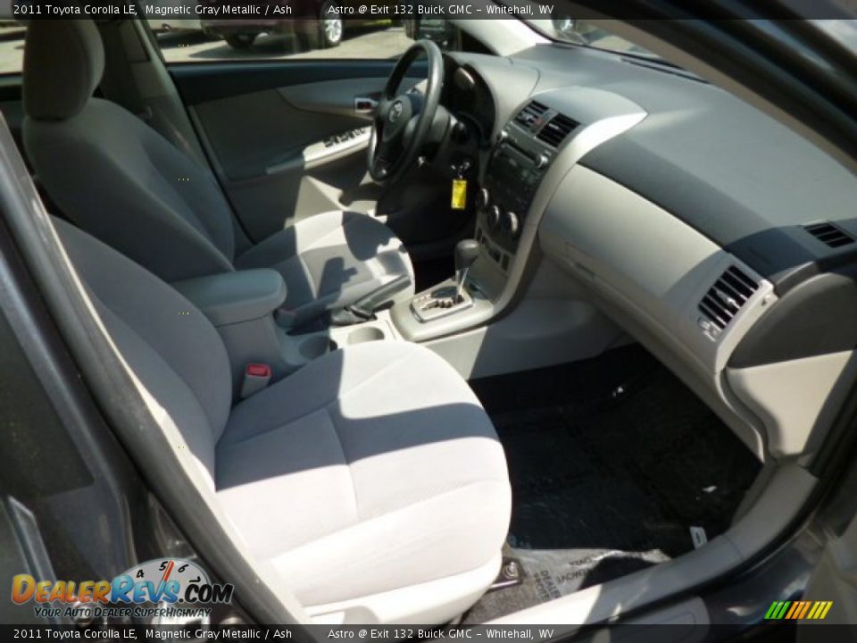 2011 Toyota Corolla LE Magnetic Gray Metallic / Ash Photo #10