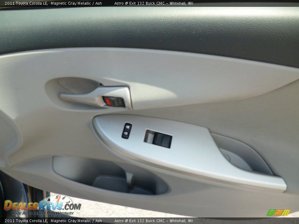 2011 Toyota Corolla LE Magnetic Gray Metallic / Ash Photo #11
