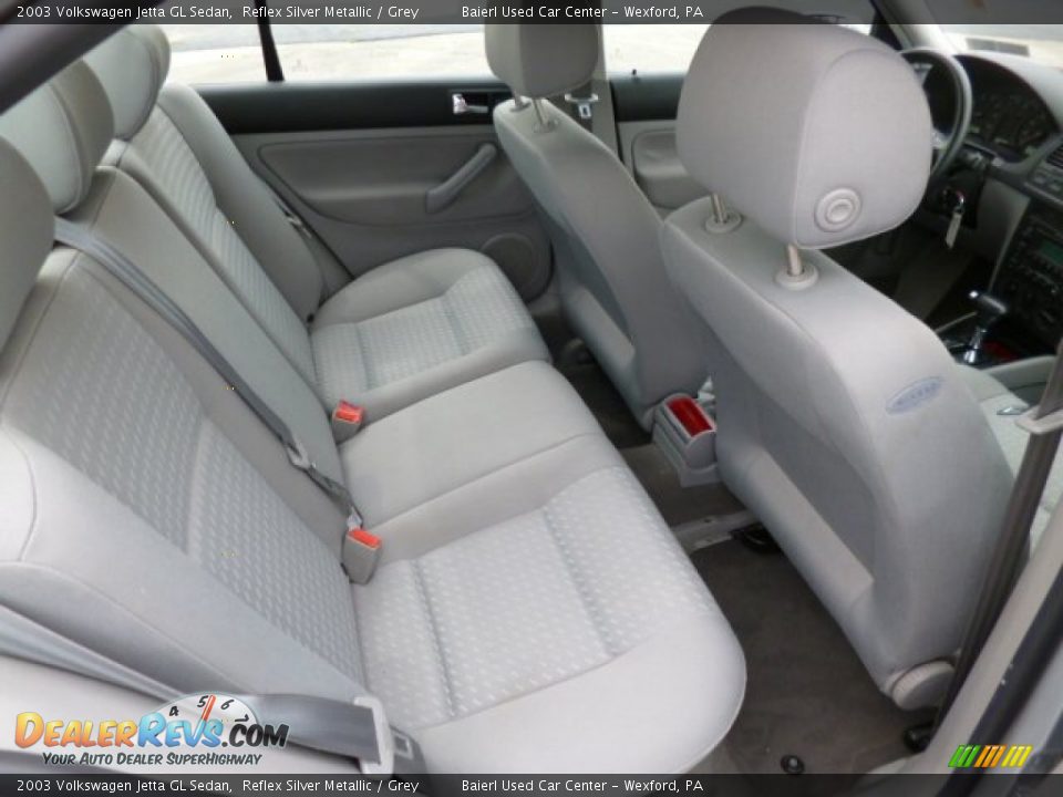 2003 Volkswagen Jetta GL Sedan Reflex Silver Metallic / Grey Photo #12