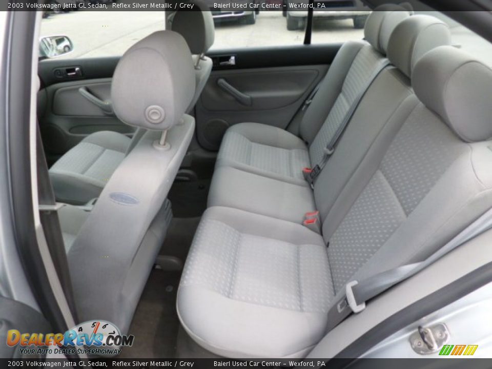 2003 Volkswagen Jetta GL Sedan Reflex Silver Metallic / Grey Photo #13
