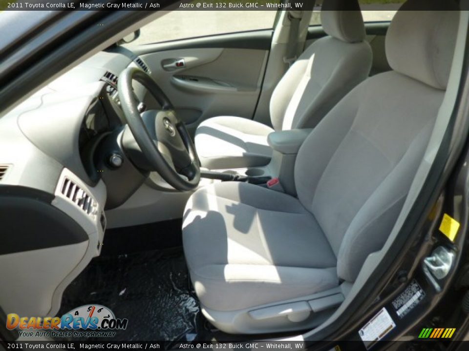 2011 Toyota Corolla LE Magnetic Gray Metallic / Ash Photo #15